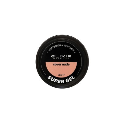 Elixir Make-Up Super Builder Gel 30gr - Gel Χτισίματος & Φυσικής Ενίσχυσης #909E Cover Nude