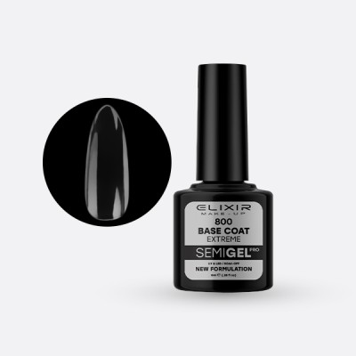 Elixir Semi Gel Ημιμόνιμο Βερνίκι 8ml – #800 (BASE COAT)