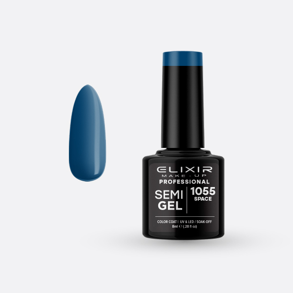 Elixir Semi Gel Ημιμόνιμο Βερνίκι 8ml – #1055 (SPACE)