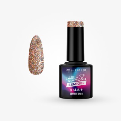 Elixir Semi Gel Ημιμόνιμο Βερνίκι 8ml – #1438 DESSERT SAND