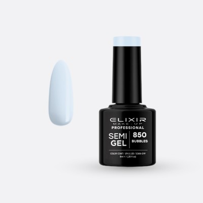 Elixir Semi Gel Ημιμόνιμο Βερνίκι 8ml – #850 (BUBBLES)