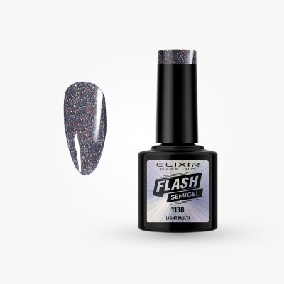 Elixir Semi Gel Ημιμόνιμο Βερνίκι FLASH 8ml – #1139 (HEATHER PURPLE)