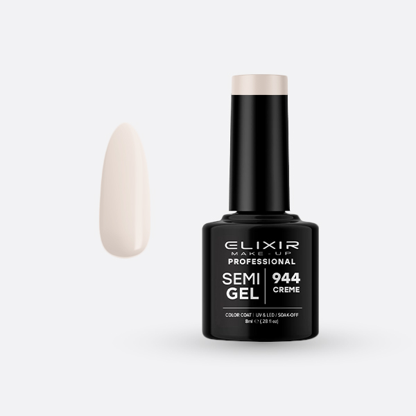 Elixir Semi Gel Ημιμόνιμο Βερνίκι 8ml – #944 (CREME)