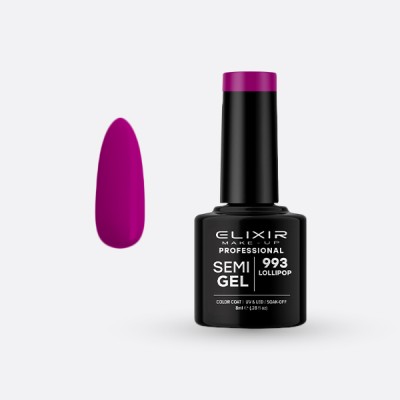 Elixir Semi Gel Ημιμόνιμο Βερνίκι 8ml – #993 (LOLLIPOP)