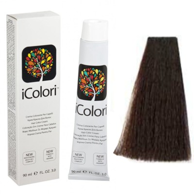 Kepro iColori Ramati Βαφή Μαλλιών 90ml (ΚΑΣΤΑΝΟ ΧΑΛΚΙΝΟ) - No4.4