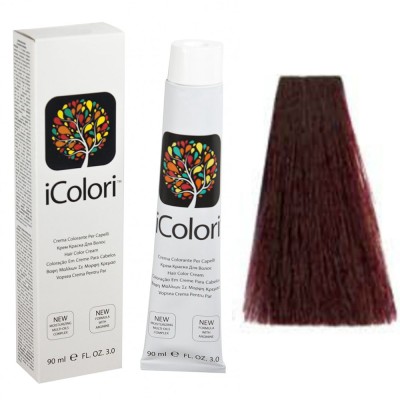 Kepro iColori Viola Βαφή Μαλλιών 90ml (ΚΑΣΤΑΝΟ ΑΝΟΙΚΤΟ ΙΡΙΖΕ ENTONO) - No5.22