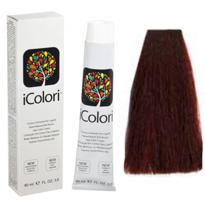 Kepro iColori Rossi Βαφή Μαλλιών 90ml (ΚΑΣΤΑΝΟ ΑΝΟΙΚΤΟ ΚΟΚΚΙΝΟ ΕΝΤΟΝΟ) - No5.66