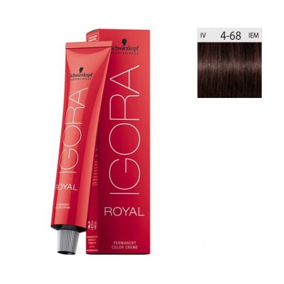 Schwarzkopf Igora Royal 60ml #4-68 Καστανό Μεσαίο Σοκολατί