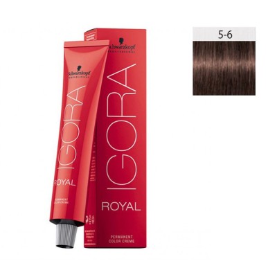 Schwarzkopf Igora Royal 60ml #5-6 Καστανό Ανοιχτό Μαρόν