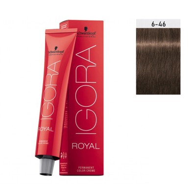 Schwarzkopf Igora Royal 60ml #6-46 ΞΑΝΘΟ ΣΚΟΥΡΟ ΜΠΕΖ ΜΑΡΟΝ