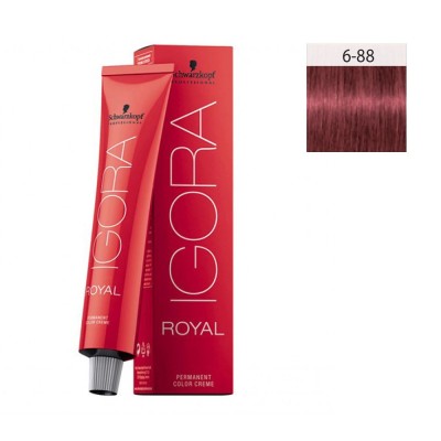 Schwarzkopf Igora Royal 60ml #6-88 Ξανθό Σκούρο Εντονο Κόκκινο