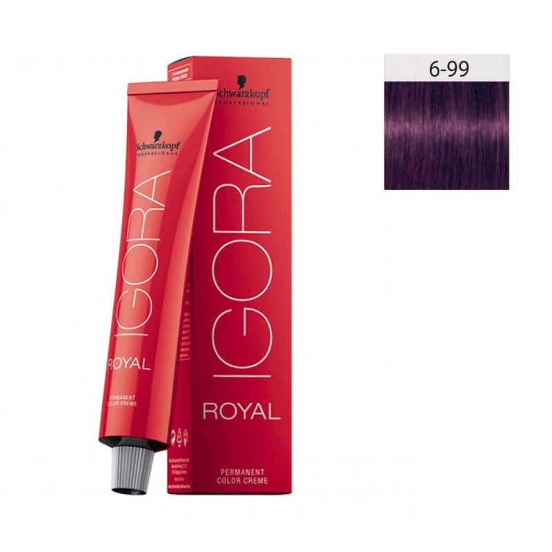 Schwarzkopf Igora Royal 60ml #6-99 Ξανθό Σκούρο Εντονο Βιολέ