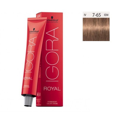 Schwarzkopf Igora Royal 60ml #7-65 Ξανθό Μεσαίο Μόκα