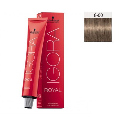 Schwarzkopf Igora Royal 60ml #8-00 Ξανθό Ανοιχτό Εντονο Φυσικό