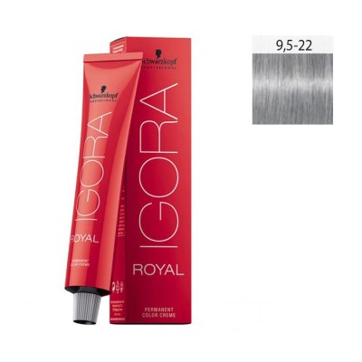 Schwarzkopf Igora Royal 60ml #9,5-22 Ξανθό Ιβουάρ Εντονο Φυμέ