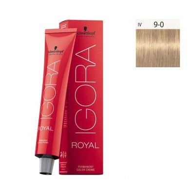 Schwarzkopf Igora Royal 60ml #9-0 Ξανθό Πολύ Ανοιχτό