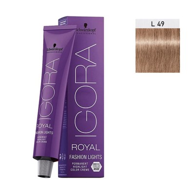 Schwarzkopf Igora Royal Fashion Lights 60ml #L-49 Μπεζ Βιολέ