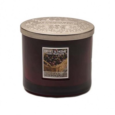 Heart and Home Αρωματικό Κερί με Διπλό Φυτίλι 40h 230gr #Γλυκά Μαυροκέρασα