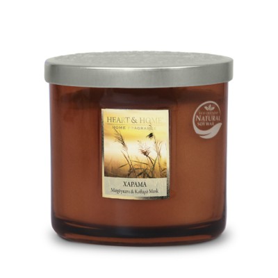 Heart and Home Αρωματικό Κερί με Διπλό Φυτίλι 40h 230gr #Χάραμα
