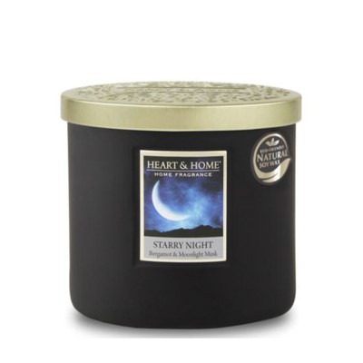 Heart and Home Αρωματικό Κερί με Διπλό Φυτίλι 40h 220gr #ΕΝΑΣΤΡΗ ΝΥΧΤΑ