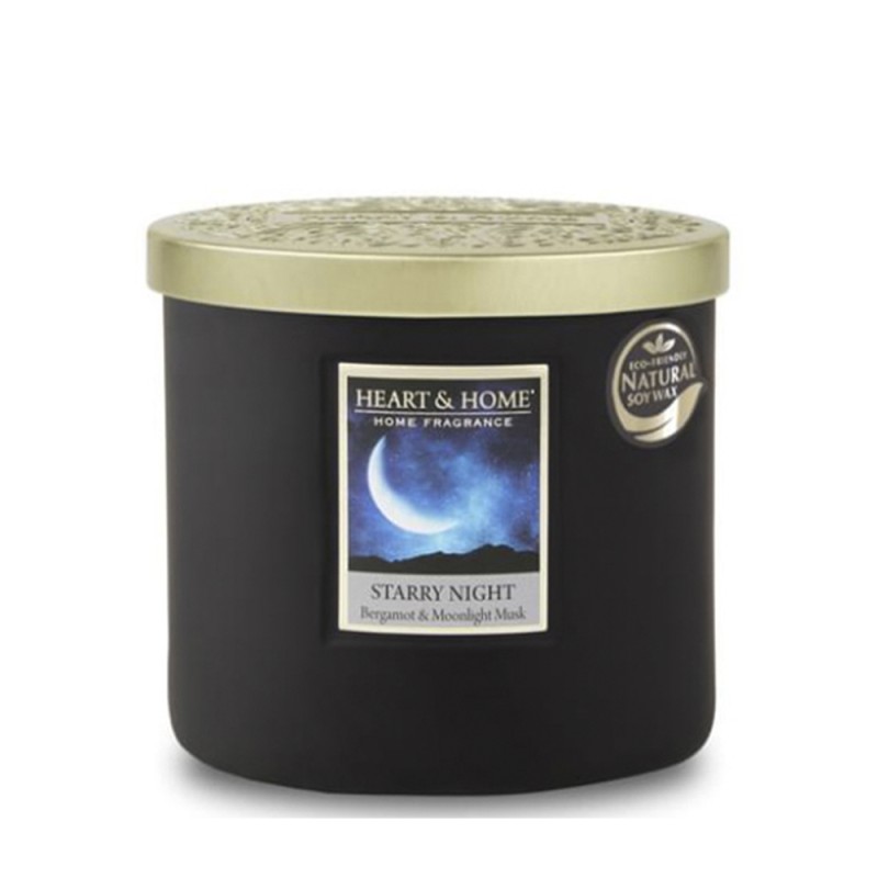 Heart and Home Άρωματικό Κερί με Διπλό Φυτίλι 40h 220gr #ΕΝΑΣΤΡΗ ΝΥΧΤΑ