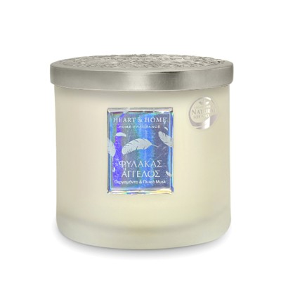 Heart and Home Αρωματικό Κερί με Διπλό Φυτίλι 40h 230gr #Φύλακας Άγγελος