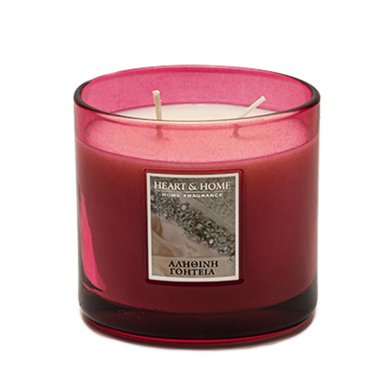 Heart and Home Άρωματικό Κερί με Διπλό Φυτίλι 40h 230gr #Αληθινή Γοητεία