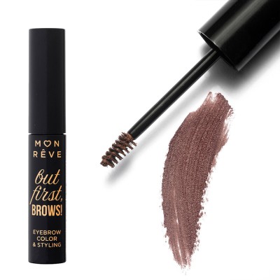 Mon Reve But First, Brows! - Αδιάβροχη Μάσκαρα Φρυδιών με Χρώμα 4ml #04