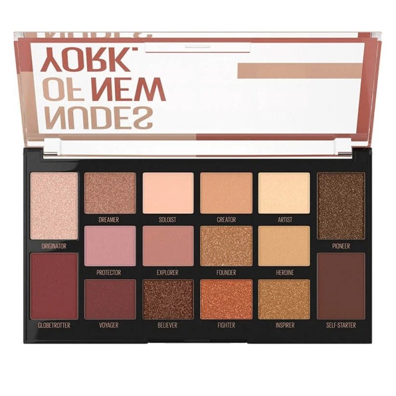 Maybelline Nudes of New York Παλέτα Σκιών - 16 Ουδέτερες Αποχρώσεις (#Nudes of New York)