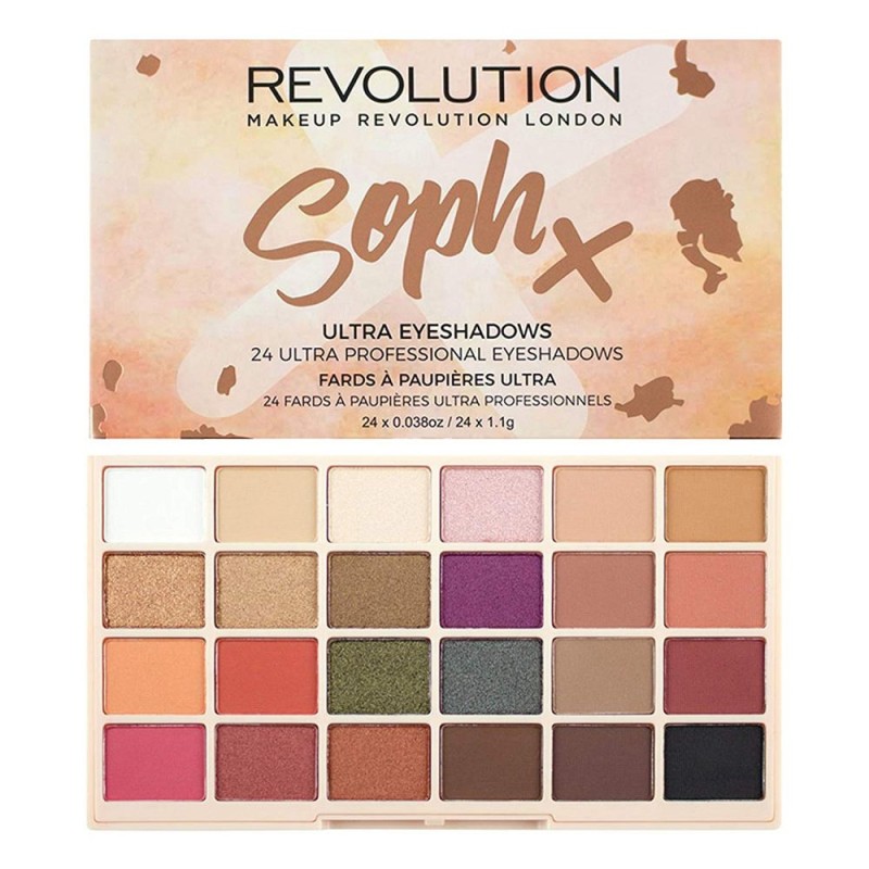 Revolution Soph X Eyeshadow Palette (24 αποχρώσεις)