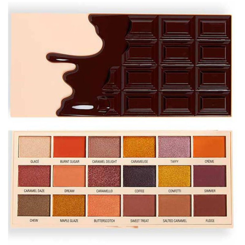 Revolution Chocolate Caramel Nudes Eyeshadow Palette