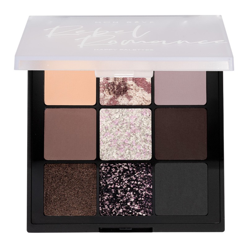 Mon Reve Happy Palettes - Παλέτα Σκιών 9 Αποχρώσεων 15gr #10 Rebel Romance