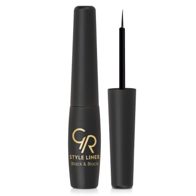 Golden Rose Style Liner Black & Black Eyeliner 6.5ml
