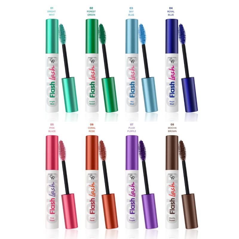 Golden Rose Flash Lash Colored Mascara 9ml #01 BRIGHT MINT