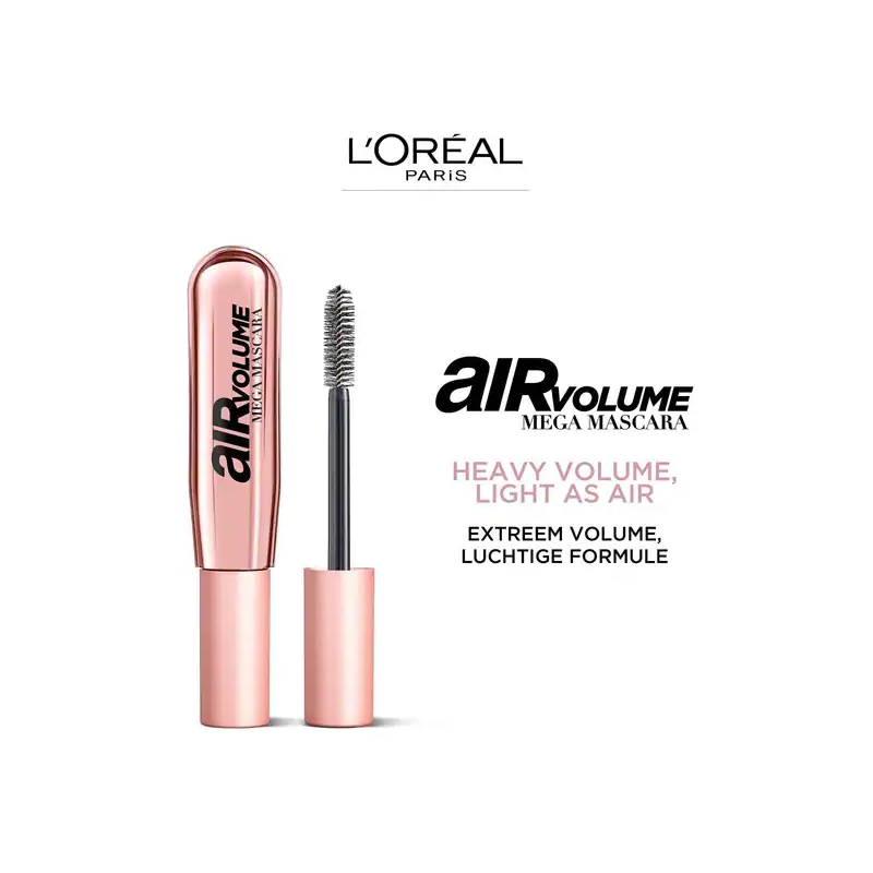 L Oreal Air Volume Mega Mascara 9ml Black 