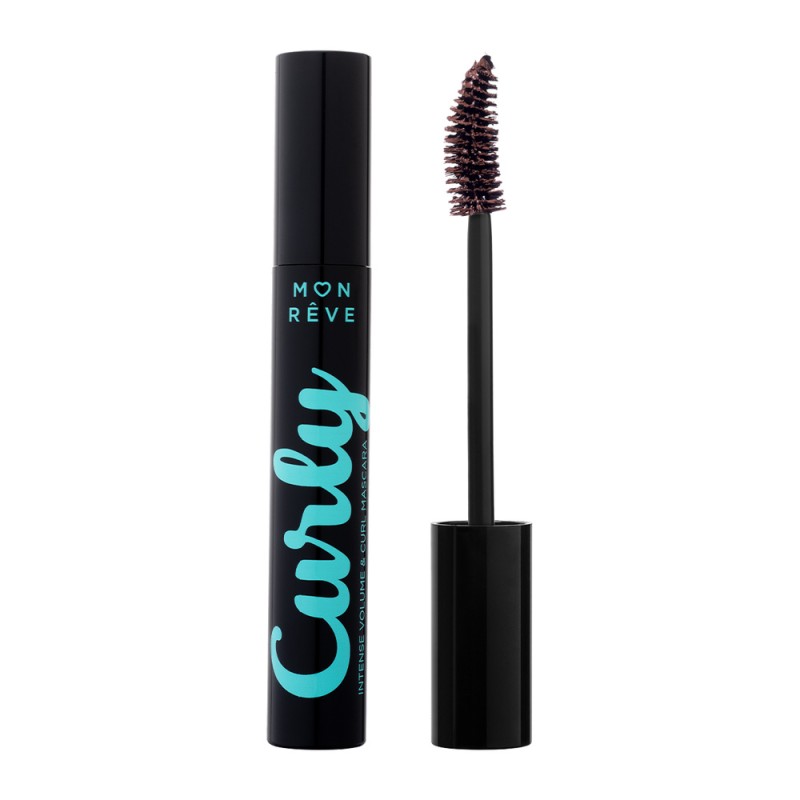 Mon Reve Curly Mascara - Μάσκαρα για Μήκος, Καμπύλη & Όγκο 12ml #02 Real Brown