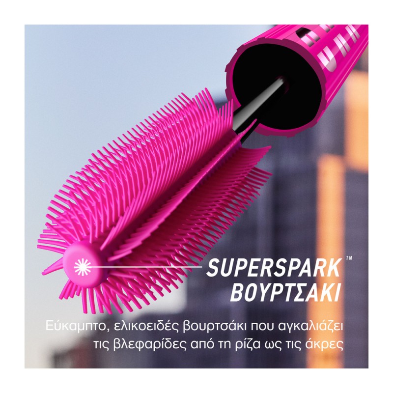 Maybelline Lash Sensational Firework Mascara 10ml - Όγκος & Μήκος 360° #Blackest Black