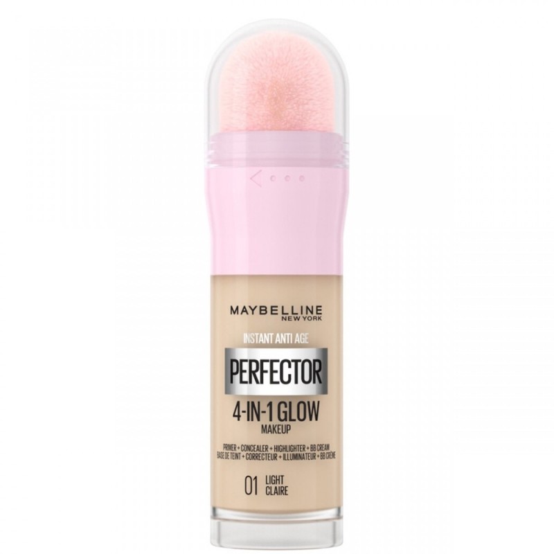 Maybelline Instant Anti Age Perfector 4-in-1 Glow Makeup 20ml – #1.0 (Light)