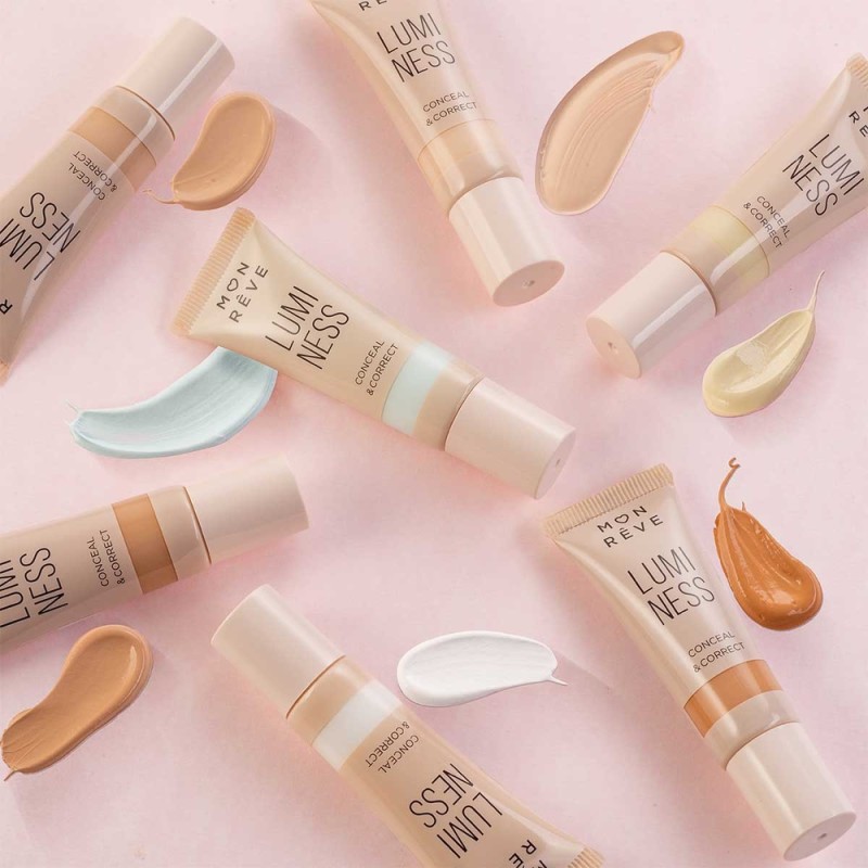 Mon Reve Luminess Concealer 10ml - Τέλεια Κάλυψη & Φωτεινό Βλέμμα #102