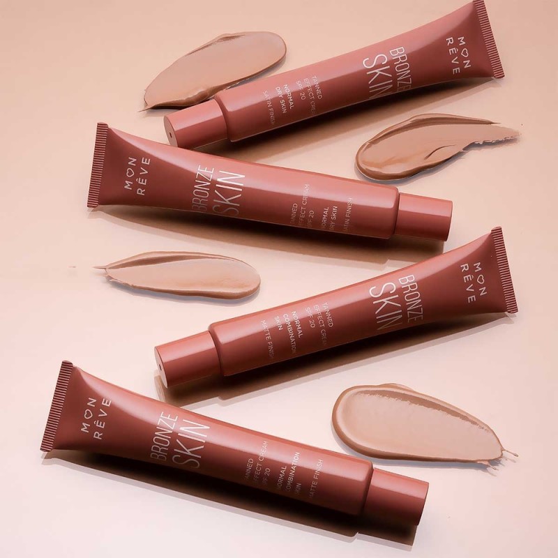 Mon Reve Bronze Skin Combination Skin SPF20 30ml - Υγρό Bronzer για Φυσική Ηλιοκαμένη Όψη & Ματ Αποτέλεσμα – #101