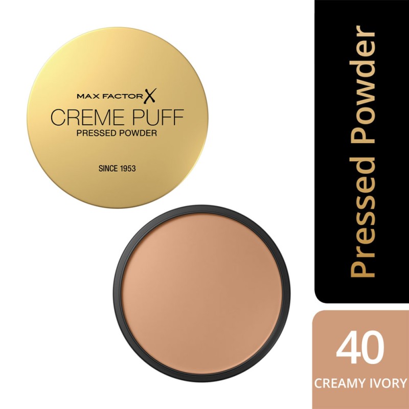 Max Factor Creme Puff Compact Powder 14gr – #040 (Creamy Ivory)