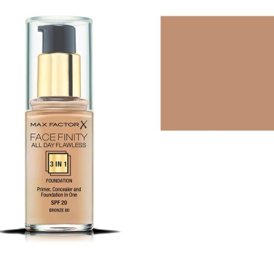 Max Factor Facefinity 3 in 1 Foundation SPF20 30ml  (80 Bronze)