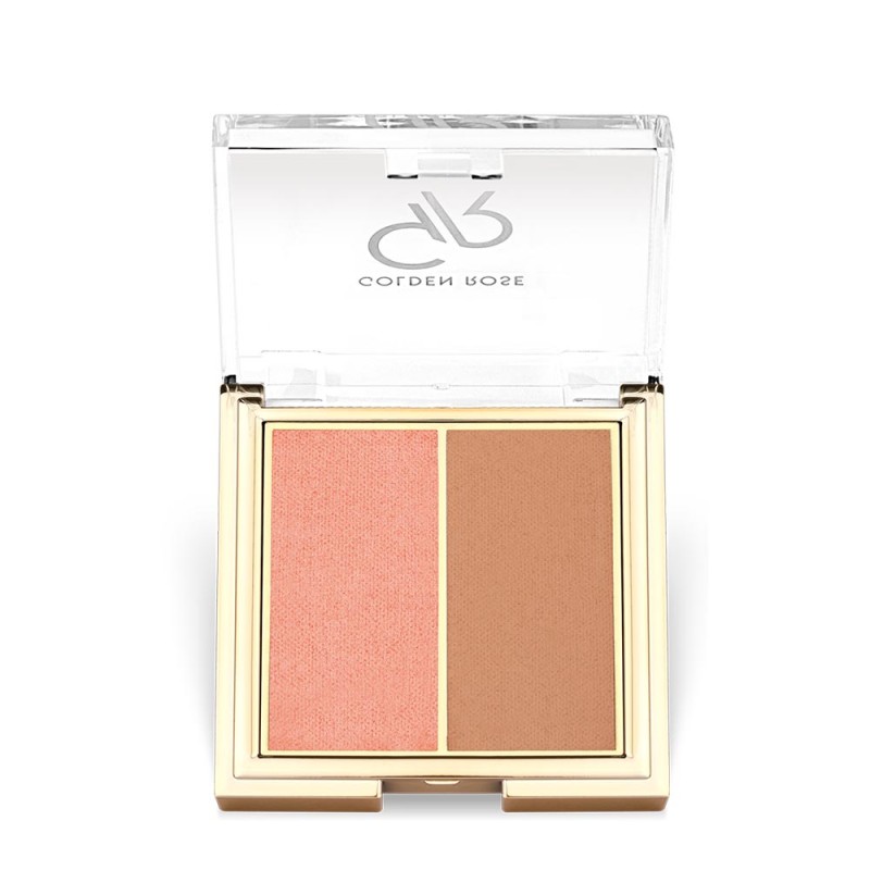 Golden Rose Iconic Blush Duo 6g – #01 ROSE & NUDE