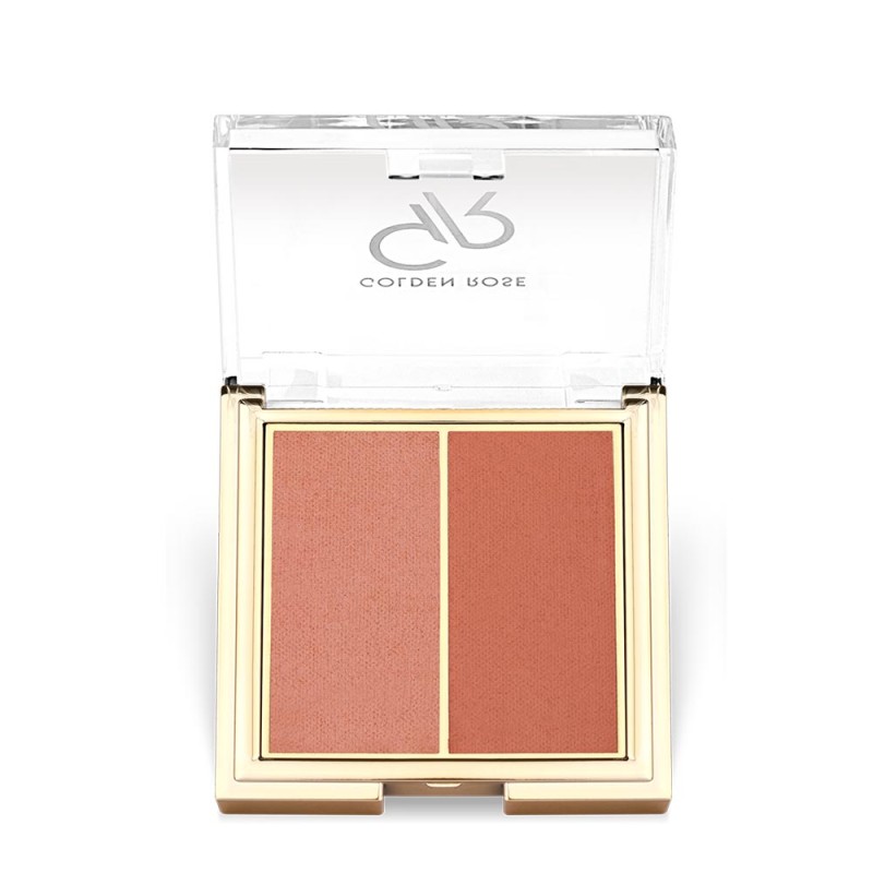 Golden Rose Iconic Blush Duo 6g – #02 PEACHY CORAL