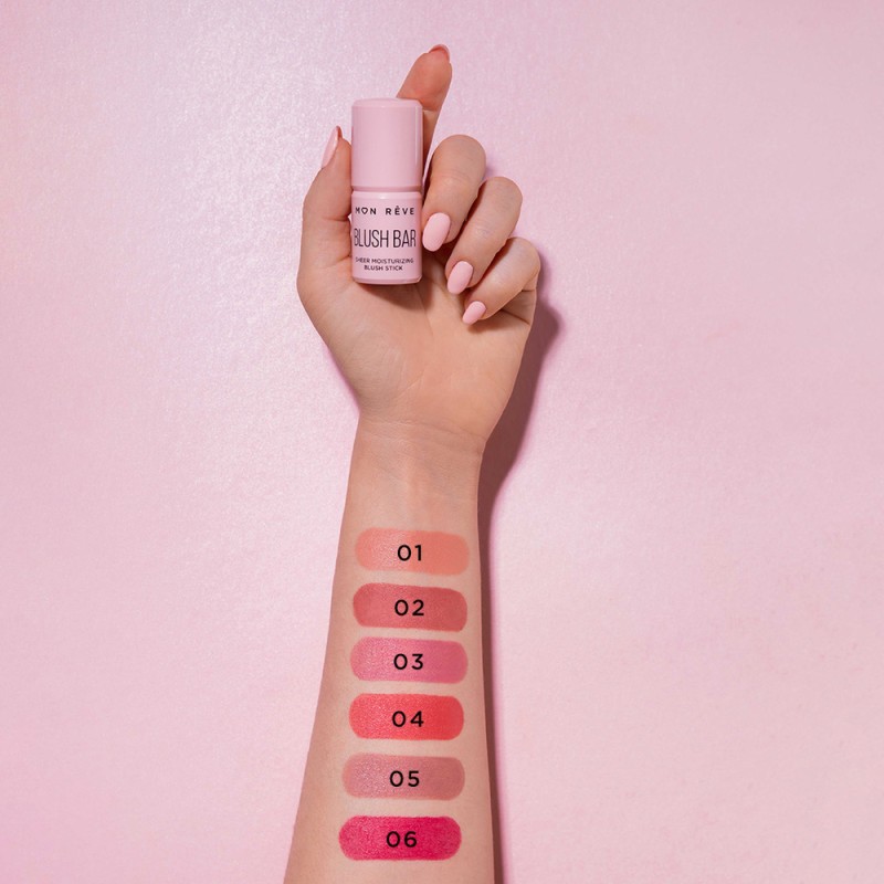 Mon Reve Blush Bar 5.5g - Κρεμώδες Ρουζ Πολλαπλών Χρήσεων – #08