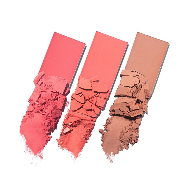Mon Reve Blush On! - Τριπλή Παλέτα Ρουζ 9.9gr #01 Peachy
