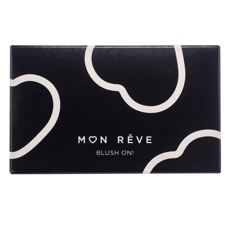 Mon Reve Blush On! - Τριπλή Παλέτα Ρουζ 9.9gr #01 Peachy