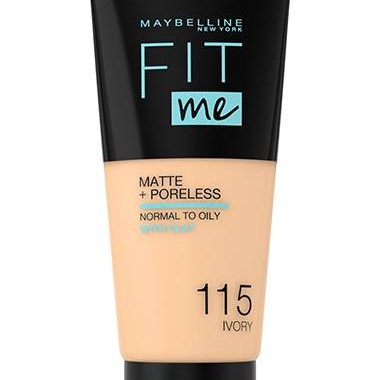 Maybelline Fit Me Matte + Poreless Foundation 30ml #115 Ivory