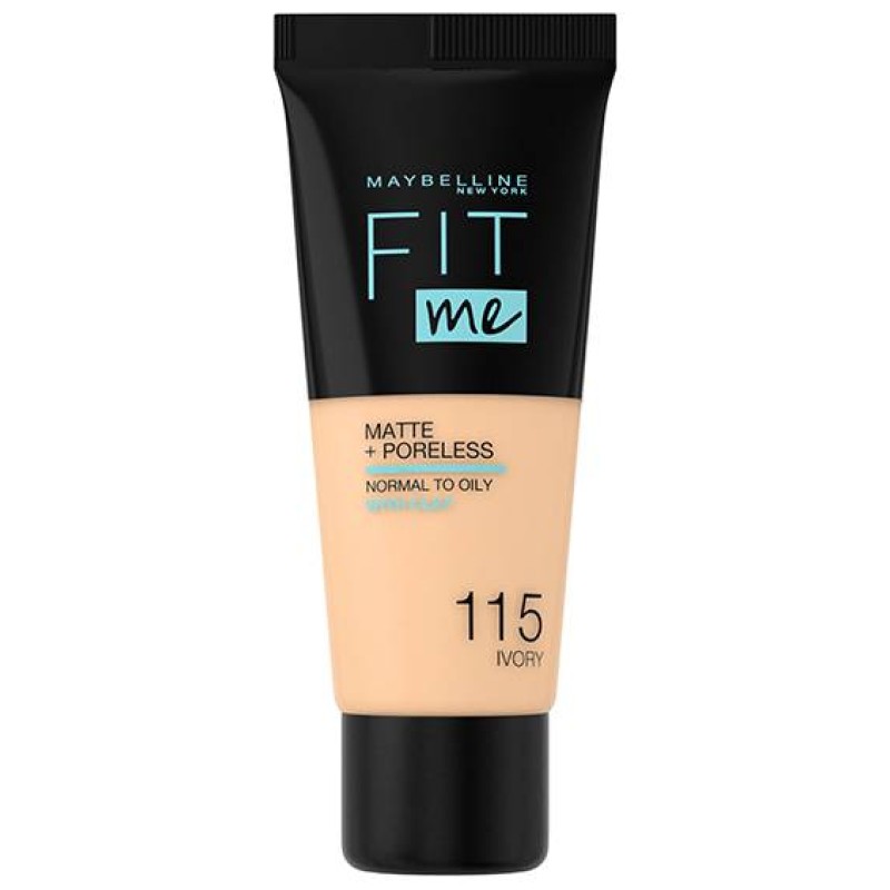 Maybelline Fit Me Matte + Poreless Foundation 30ml #115 Ivory
