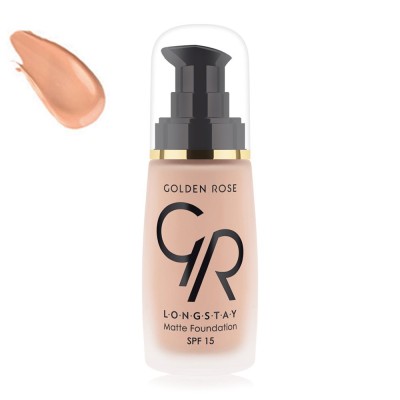 Golden Rose Longstay Matte Foundation SPF15 32ml - #04